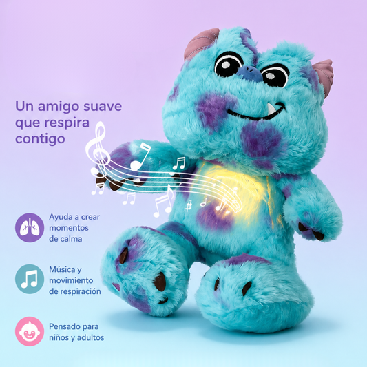 James - Peluche con Respiración Relajante Para Calmar la Ansiedad